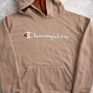 Champion Men's Beige Hoodie
